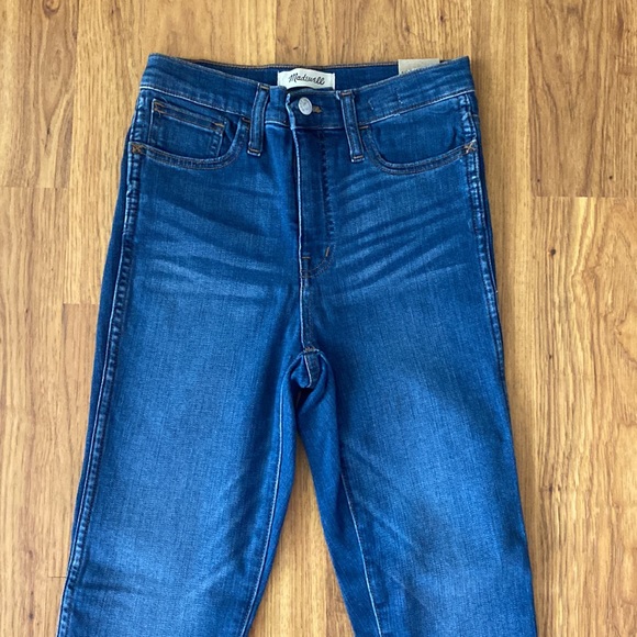 BNWT Madewell 10” Roadtripper Skinny Jeans in Waterford - Picture 2 of 16